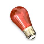 Casa si Gradina - Corpuri si surse de iluminat - Becuri si tuburi neon - Becuri - Bec  LED S14 rosie E27 transparent - Infinity.ro