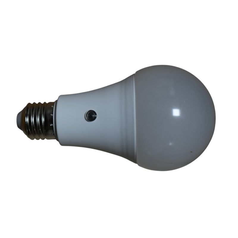 Casa si Gradina - Corpuri si surse de iluminat - Becuri si tuburi neon - Becuri - Bec LED E27 12W cu senzor crepuscular, auto ON/OFF, 6500K ,culoare- alb, rece - Infinity.ro