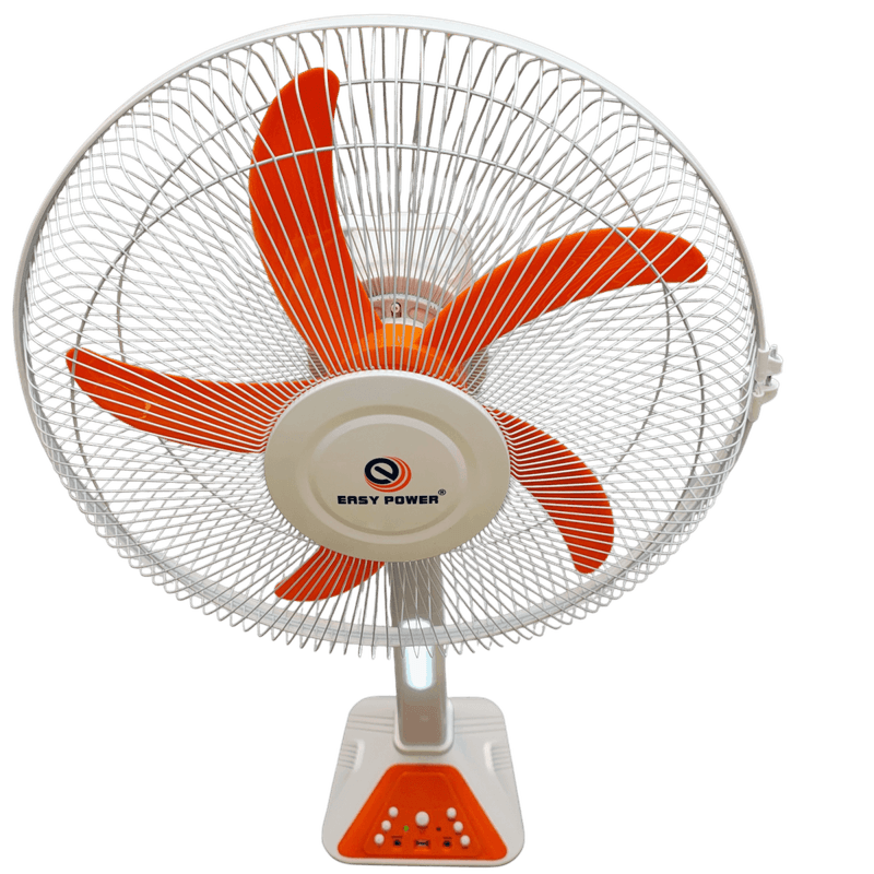 Electronice si Electrocasnice - Climatizare si sisteme de incalzire - Aparate racire aer - Ventilatoare - Ventilator cu Picior Reincarcabil AC/DC 16", 48W, Acumulator 12V 5Ah, LED Integrat, Telecomanda, USB si Timer - Infinity.ro