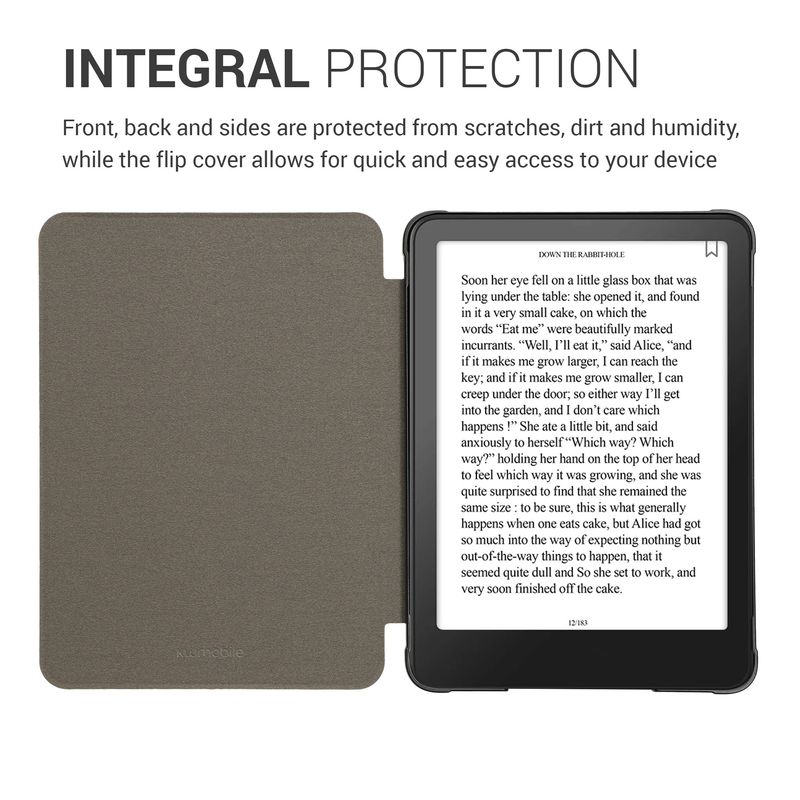 Laptop, Telefoane si Tablete - Ebook reader si accesorii - Accesorii eBook Reader - Husa Kwmobile pentru Amazon Kindle Paperwhite 12 (2024), Colorsoft, protectie la socuri, pluta, multicolor - Infinity.ro