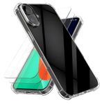 Laptop, Telefoane si Tablete - Telefoane mobile si accesorii - Accesorii Telefoane - Huse telefoane - Husa Kalibri pentru iPhone 17, protectie la socuri, TPU, sticla temperata, transparent - Infinity.ro