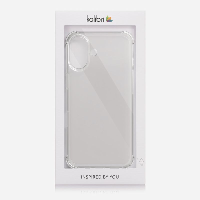 Laptop, Telefoane si Tablete - Telefoane mobile si accesorii - Accesorii Telefoane - Huse telefoane - Husa Kalibri pentru iPhone 17, protectie la socuri, TPU, sticla temperata, transparent - Infinity.ro