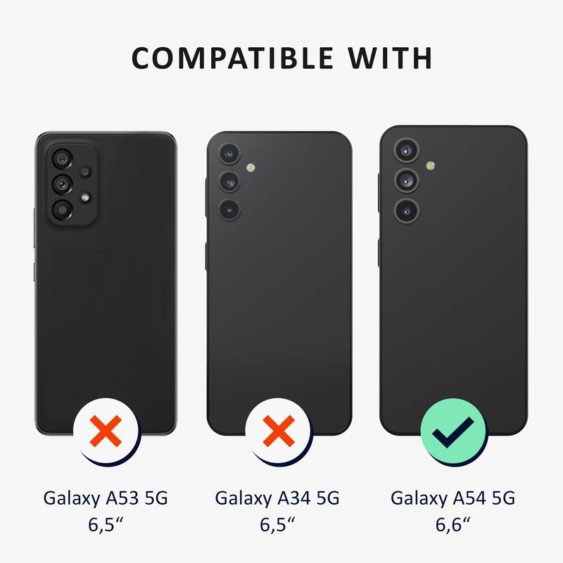 Laptop, Telefoane si Tablete - Telefoane mobile si accesorii - Accesorii Telefoane - Huse telefoane - Husa Kalibri pentru Samsung Galaxy A54 5G, protectie la socuri, TPU, sticla temperata, transparent - Infinity.ro