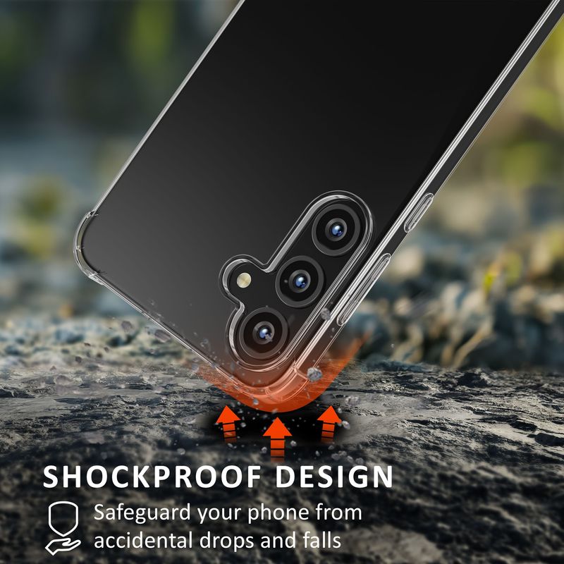 Laptop, Telefoane si Tablete - Telefoane mobile si accesorii - Accesorii Telefoane - Huse telefoane - Husa Kalibri pentru Samsung Galaxy A54 5G, protectie la socuri, TPU, sticla temperata, transparent - Infinity.ro