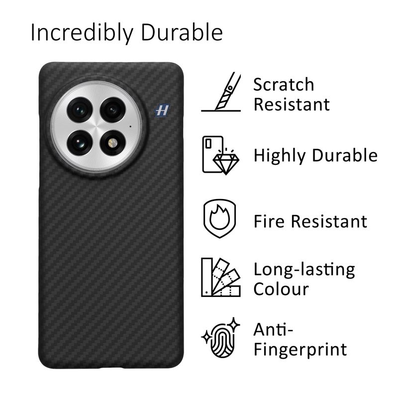 Laptop, Telefoane si Tablete - Telefoane mobile si accesorii - Accesorii Telefoane - Huse telefoane - Husa Kalibri pentru OnePlus 13, protectie la socuri, aramida, negru - Infinity.ro