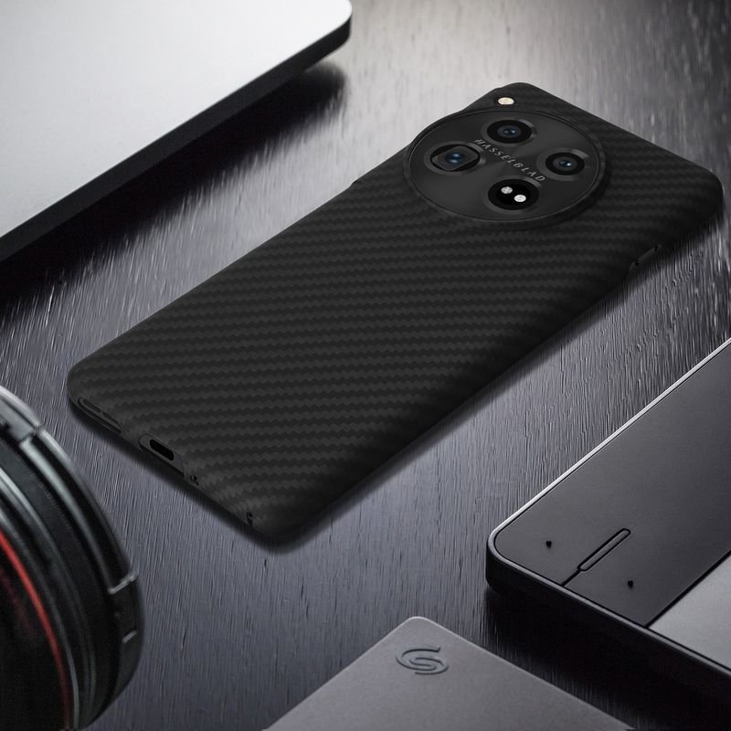Laptop, Telefoane si Tablete - Telefoane mobile si accesorii - Accesorii Telefoane - Huse telefoane - Husa Kalibri pentru OnePlus 12, protectie la socuri, aramida, negru - Infinity.ro