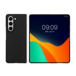 Laptop, Telefoane si Tablete - Telefoane mobile si accesorii - Accesorii Telefoane - Huse telefoane - Husa Kalibri pentru Samsung Galaxy Z Fold5, protectie la socuri, aramida, negru - Infinity.ro