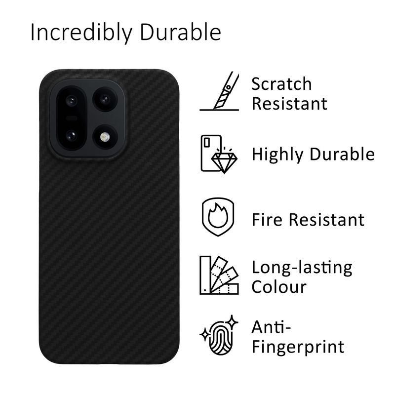 Laptop, Telefoane si Tablete - Telefoane mobile si accesorii - Accesorii Telefoane - Huse telefoane - Husa Kalibri pentru OnePlus 15, protectie la socuri, aramida, negru - Infinity.ro
