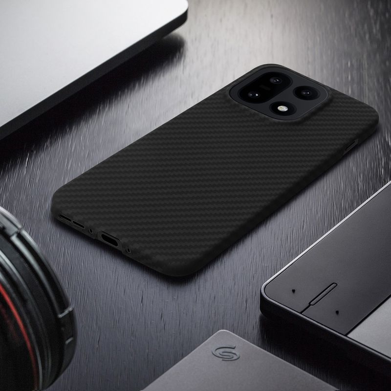 Laptop, Telefoane si Tablete - Telefoane mobile si accesorii - Accesorii Telefoane - Huse telefoane - Husa Kalibri pentru OnePlus 15, protectie la socuri, aramida, negru - Infinity.ro