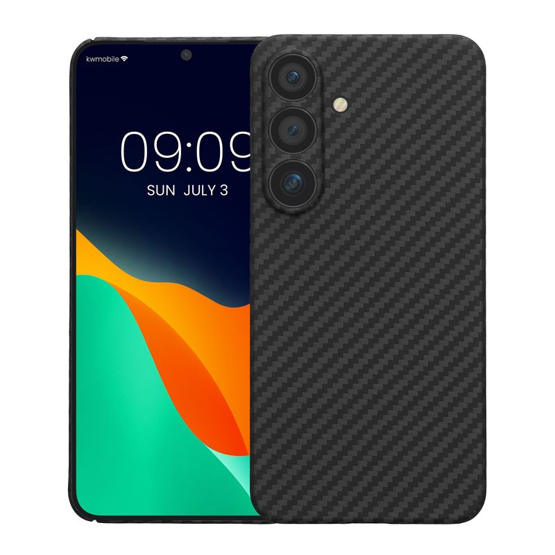 Laptop, Telefoane si Tablete - Telefoane mobile si accesorii - Accesorii Telefoane - Huse telefoane - Husa Kalibri pentru Samsung Galaxy S25 Plus, protectie la socuri, aramida, negru - Infinity.ro