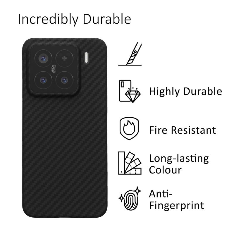 Laptop, Telefoane si Tablete - Telefoane mobile si accesorii - Accesorii Telefoane - Huse telefoane - Husa Kalibri pentru Xiaomi 15, protectie la socuri, aramida, negru - Infinity.ro