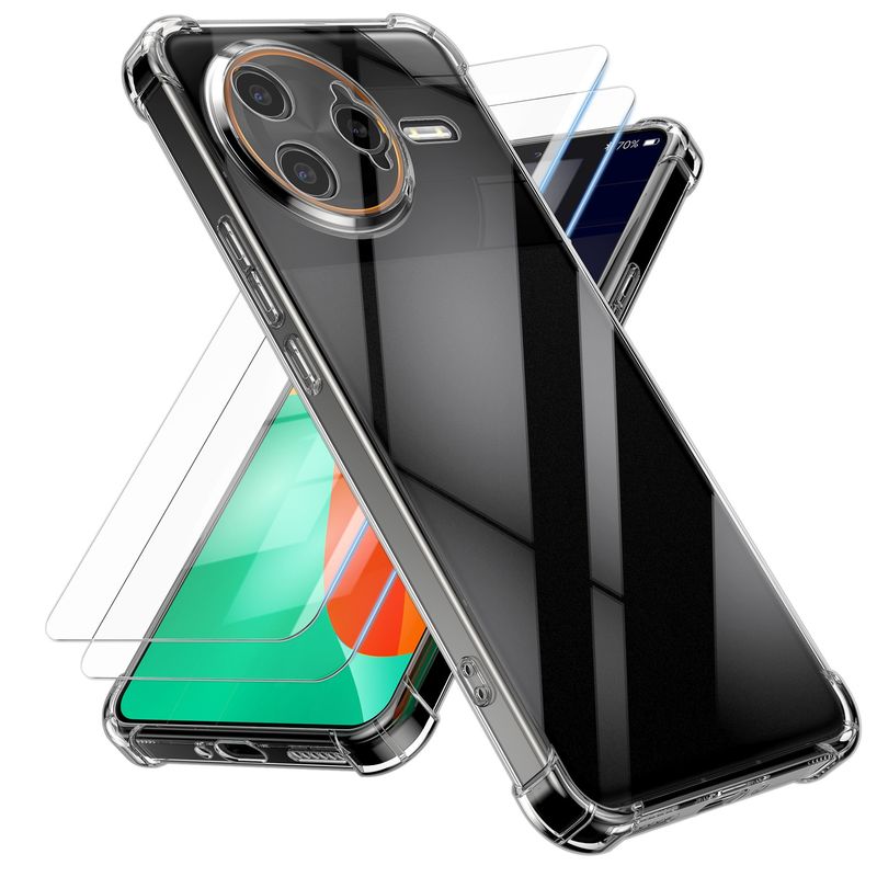 Laptop, Telefoane si Tablete - Telefoane mobile si accesorii - Accesorii Telefoane - Huse telefoane - Husa Kalibri pentru Xiaomi Poco F7 Ultra, protectie la socuri, TPU, sticla temperata, transparent - Infinity.ro
