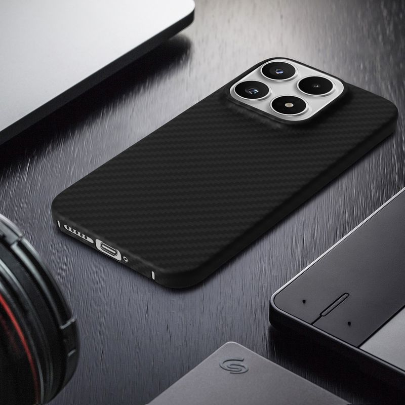 Laptop, Telefoane si Tablete - Telefoane mobile si accesorii - Accesorii Telefoane - Huse telefoane - Husa Kalibri pentru Xiaomi 17, protectie la socuri, aramida, negru - Infinity.ro