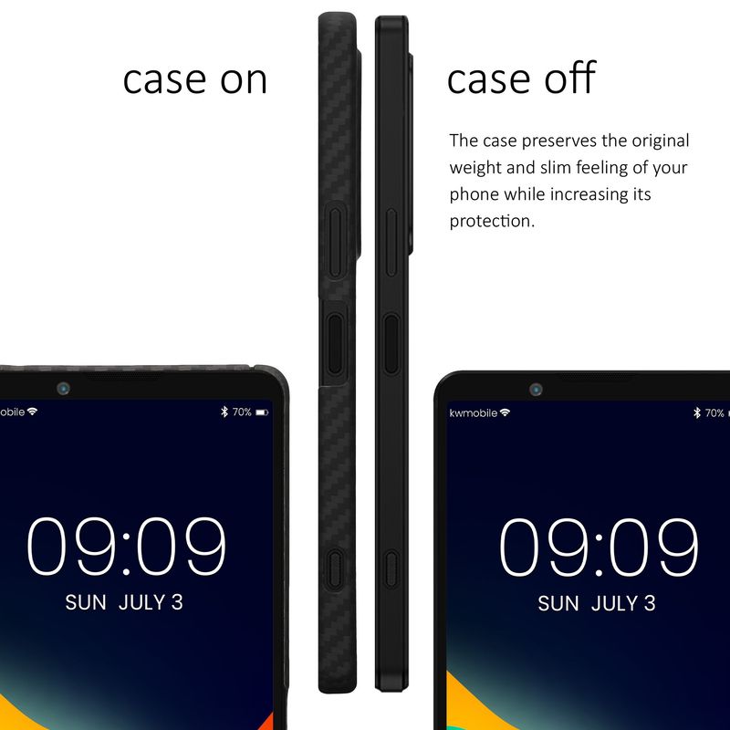 Laptop, Telefoane si Tablete - Telefoane mobile si accesorii - Accesorii Telefoane - Huse telefoane - Husa Kalibri pentru Sony Xperia 1 IV, protectie la socuri, aramida, negru - Infinity.ro