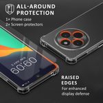 Laptop, Telefoane si Tablete - Telefoane mobile si accesorii - Accesorii Telefoane - Huse telefoane - Husa Kalibri pentru Xiaomi Redmi 14C/Poco C75, protectie la socuri, TPU, sticla temperata, transparent - Infinity.ro