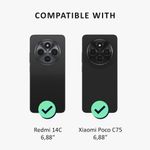 Laptop, Telefoane si Tablete - Telefoane mobile si accesorii - Accesorii Telefoane - Huse telefoane - Husa Kalibri pentru Xiaomi Redmi 14C/Poco C75, protectie la socuri, TPU, sticla temperata, transparent - Infinity.ro