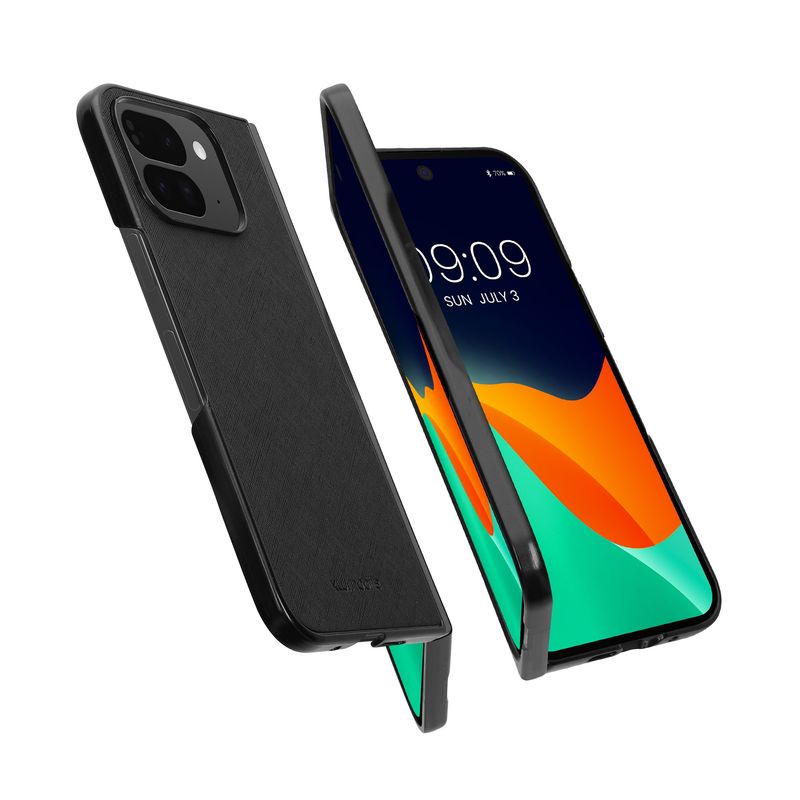 Laptop, Telefoane si Tablete - Telefoane mobile si accesorii - Accesorii Telefoane - Huse telefoane - Husa Kwmobile pentru Google Pixel 10 Pro Fold, protectie la socuri, piele ecologica, negru - Infinity.ro