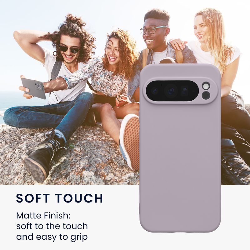 Laptop, Telefoane si Tablete - Telefoane mobile si accesorii - Accesorii Telefoane - Huse telefoane - Husa Kwmobile pentru Google Pixel 10 Pro XL, anti-alunecare, protectie la zgarieturi, silicon, mov - Infinity.ro