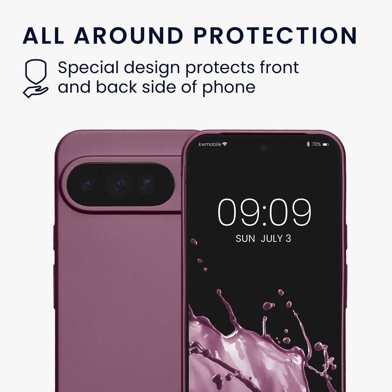 Laptop, Telefoane si Tablete - Telefoane mobile si accesorii - Accesorii Telefoane - Huse telefoane - Husa Kwmobile pentru Google Pixel 10 Pro XL, anti-alunecare, silicon, lavanda - Infinity.ro
