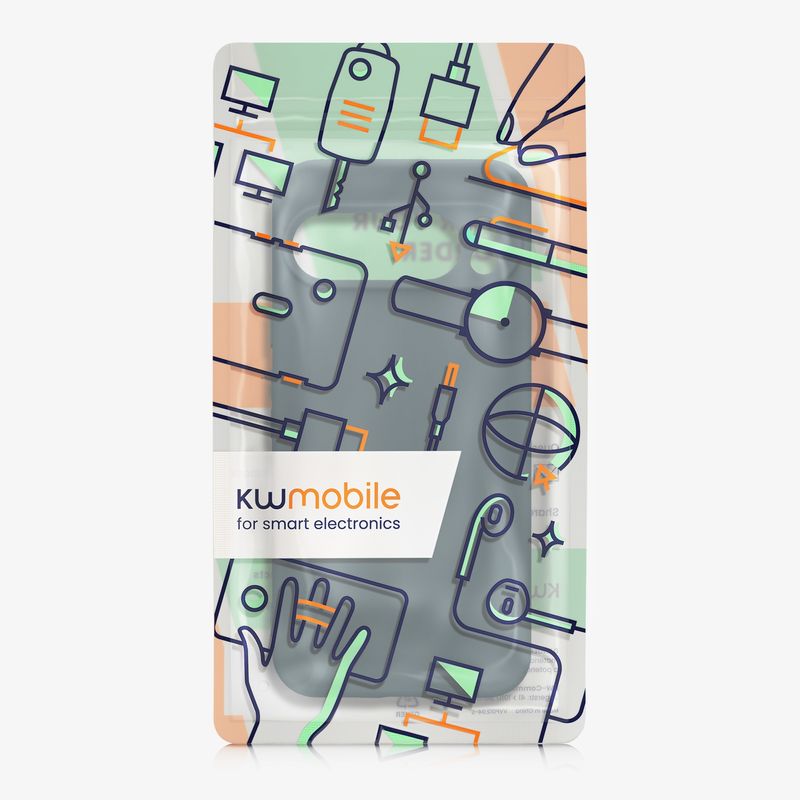 Laptop, Telefoane si Tablete - Telefoane mobile si accesorii - Accesorii Telefoane - Huse telefoane - Husa Kwmobile pentru Google Pixel 10 Pro XL, anti-alunecare, silicon, ardezie - Infinity.ro