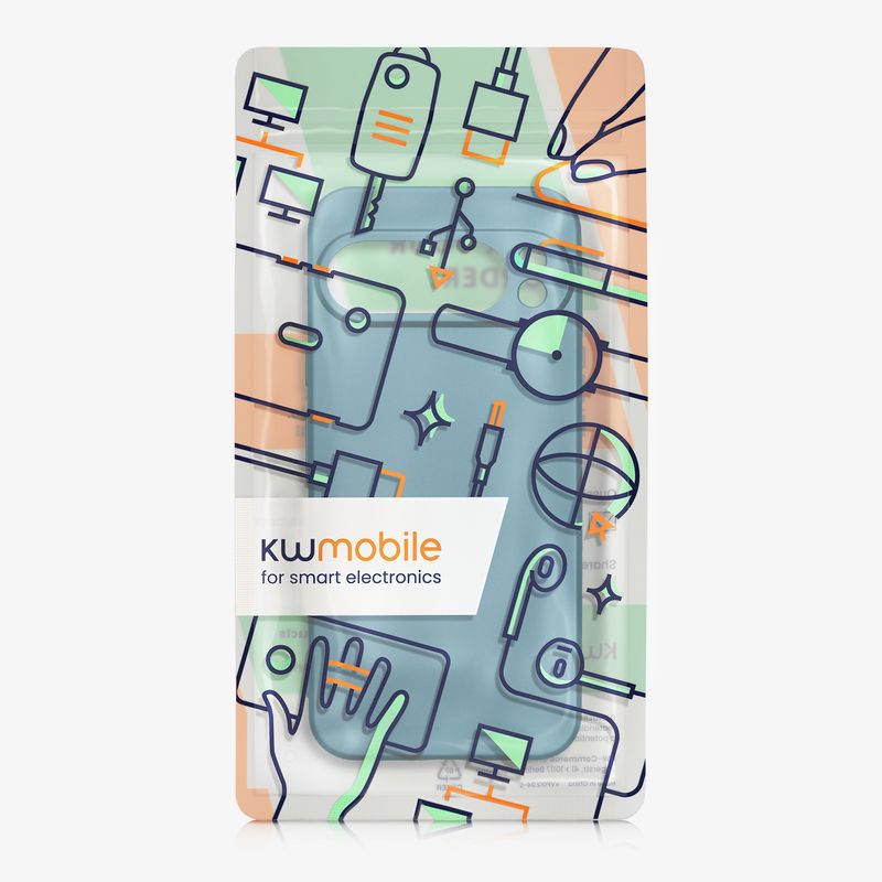 Laptop, Telefoane si Tablete - Telefoane mobile si accesorii - Accesorii Telefoane - Huse telefoane - Husa Kwmobile pentru Google Pixel 10 Pro XL, anti-alunecare, TPU, albastru - Infinity.ro