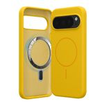Laptop, Telefoane si Tablete - Telefoane mobile si accesorii - Accesorii Telefoane - Huse telefoane - Husa Kwmobile pentru Google Pixel 10 Pro XL, compatibilitate MagSafe, silicon, galben - Infinity.ro