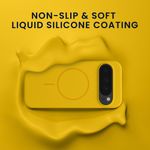 Laptop, Telefoane si Tablete - Telefoane mobile si accesorii - Accesorii Telefoane - Huse telefoane - Husa Kwmobile pentru Google Pixel 10 Pro XL, compatibilitate MagSafe, silicon, galben - Infinity.ro