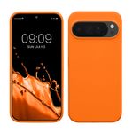 Laptop, Telefoane si Tablete - Telefoane mobile si accesorii - Accesorii Telefoane - Huse telefoane - Husa Kwmobile pentru Google Pixel 10 Pro XL, incarcare wireless, anti-alunecare, silicon, portocaliu - Infinity.ro