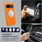 Laptop, Telefoane si Tablete - Telefoane mobile si accesorii - Accesorii Telefoane - Huse telefoane - Husa Kwmobile pentru Google Pixel 10 Pro XL, compatibilitate MagSafe, silicon, portocaliu - Infinity.ro