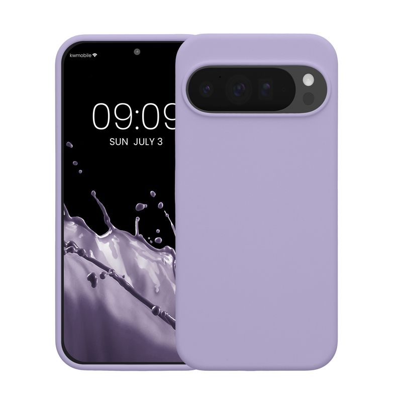 Laptop, Telefoane si Tablete - Telefoane mobile si accesorii - Accesorii Telefoane - Huse telefoane - Husa Kwmobile pentru Google Pixel 10 Pro XL, incarcare wireless, silicon, lavanda - Infinity.ro