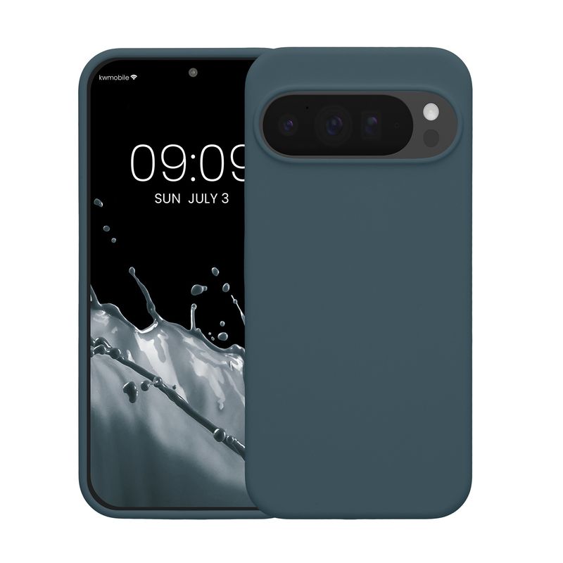 Laptop, Telefoane si Tablete - Telefoane mobile si accesorii - Accesorii Telefoane - Huse telefoane - Husa Kwmobile pentru Google Pixel 10 Pro XL, incarcare wireless, silicon, gri - Infinity.ro