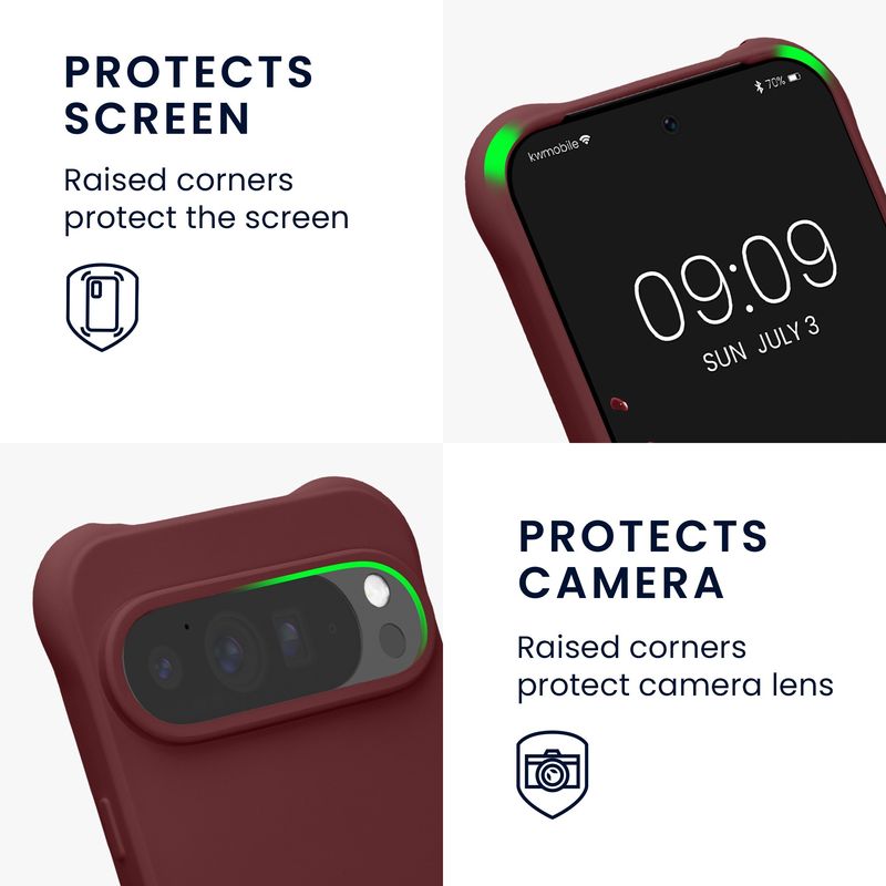 Laptop, Telefoane si Tablete - Telefoane mobile si accesorii - Accesorii Telefoane - Huse telefoane - Husa Kwmobile pentru Google Pixel 10 Pro XL, protectie la socuri, silicon, mov - Infinity.ro