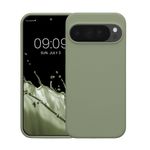 Laptop, Telefoane si Tablete - Telefoane mobile si accesorii - Accesorii Telefoane - Huse telefoane - Husa Kwmobile pentru Google Pixel 10 Pro XL, incarcare wireless, silicon, verde, gri - Infinity.ro