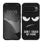 Laptop, Telefoane si Tablete - Telefoane mobile si accesorii - Accesorii Telefoane - Huse telefoane - Husa Kwmobile pentru Google Pixel 10 Pro, anti-alunecare, silicon, alb, negru - Infinity.ro