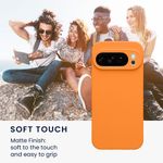 Laptop, Telefoane si Tablete - Telefoane mobile si accesorii - Accesorii Telefoane - Huse telefoane - Husa Kwmobile pentru Google Pixel 10 Pro, anti-alunecare, protectie la zgarieturi, silicon, portocaliu - Infinity.ro