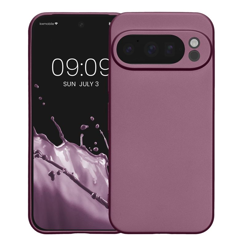 Laptop, Telefoane si Tablete - Telefoane mobile si accesorii - Accesorii Telefoane - Huse telefoane - Husa Kwmobile pentru Google Pixel 10 Pro, anti-alunecare, silicon, lavanda - Infinity.ro