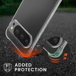 Laptop, Telefoane si Tablete - Telefoane mobile si accesorii - Accesorii Telefoane - Huse telefoane - Husa Kwmobile pentru Google Pixel 10 Pro XL, protectie la socuri, TPU, transparent, gri - Infinity.ro