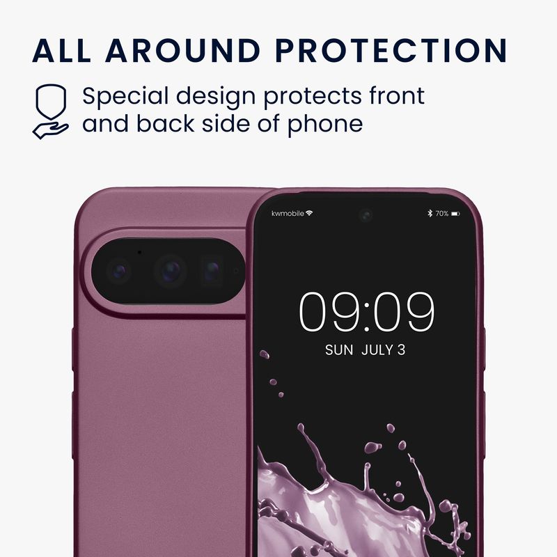Laptop, Telefoane si Tablete - Telefoane mobile si accesorii - Accesorii Telefoane - Huse telefoane - Husa Kwmobile pentru Google Pixel 10 Pro, anti-alunecare, silicon, lavanda - Infinity.ro