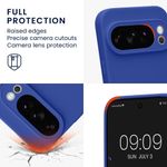 Laptop, Telefoane si Tablete - Telefoane mobile si accesorii - Accesorii Telefoane - Huse telefoane - Husa Kwmobile pentru Google Pixel 10 Pro, anti-alunecare, silicon, albastru baltic - Infinity.ro