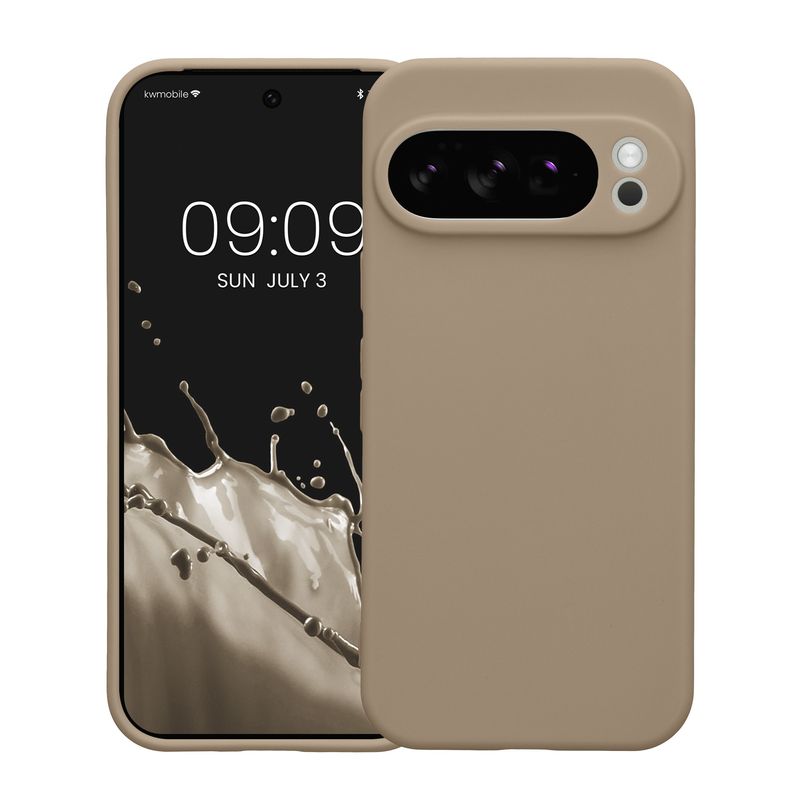 Laptop, Telefoane si Tablete - Telefoane mobile si accesorii - Accesorii Telefoane - Huse telefoane - Husa Kwmobile pentru Google Pixel 10 Pro, anti-alunecare, silicon, crem - Infinity.ro