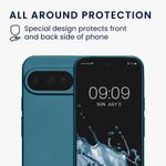 Laptop, Telefoane si Tablete - Telefoane mobile si accesorii - Accesorii Telefoane - Huse telefoane - Husa Kwmobile pentru Google Pixel 10 Pro, anti-alunecare, silicon, albastru caraibian - Infinity.ro