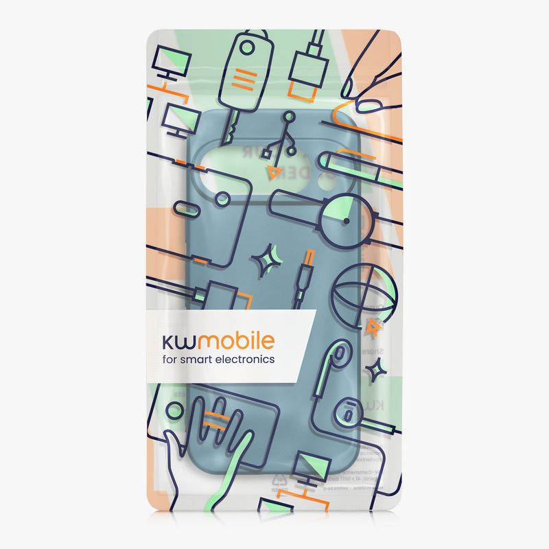 Laptop, Telefoane si Tablete - Telefoane mobile si accesorii - Accesorii Telefoane - Huse telefoane - Husa Kwmobile pentru Google Pixel 10 Pro, anti-alunecare, silicon, albastru caraibian - Infinity.ro