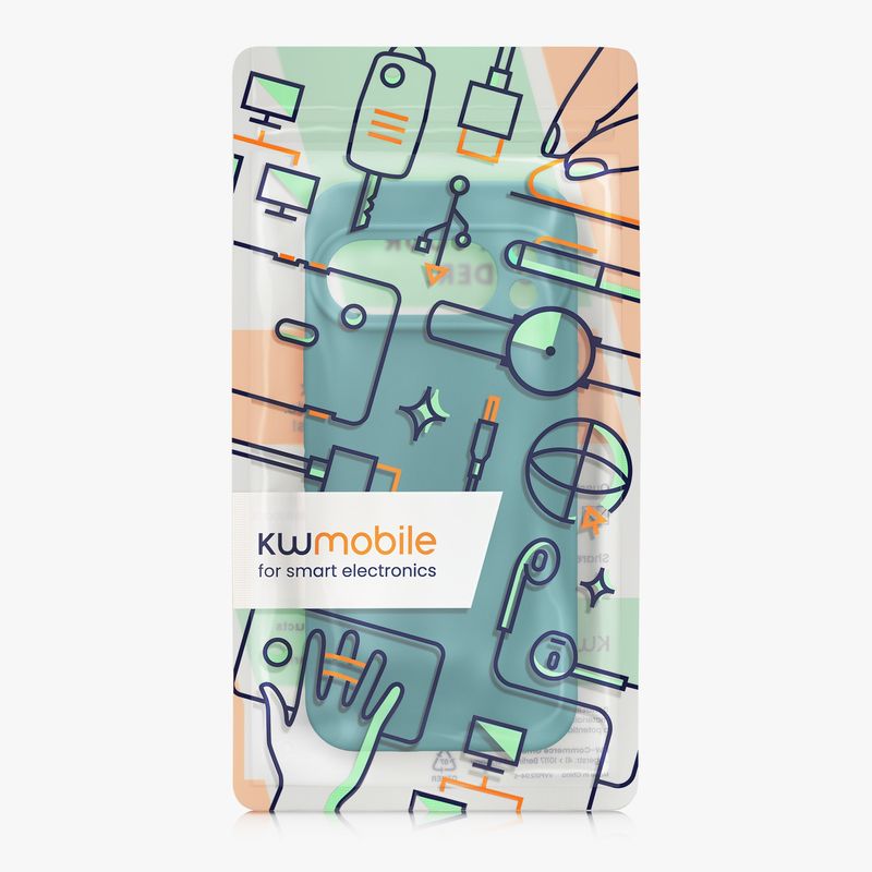 Laptop, Telefoane si Tablete - Telefoane mobile si accesorii - Accesorii Telefoane - Huse telefoane - Husa Kwmobile pentru Google Pixel 10 Pro, anti-alunecare, silicon, turcoaz - Infinity.ro
