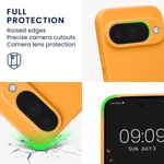 Laptop, Telefoane si Tablete - Telefoane mobile si accesorii - Accesorii Telefoane - Huse telefoane - Husa Kwmobile pentru Google Pixel 10, anti-alunecare, protectie la zgarieturi, silicon, portocaliu - Infinity.ro