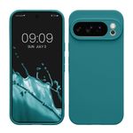 Laptop, Telefoane si Tablete - Telefoane mobile si accesorii - Accesorii Telefoane - Huse telefoane - Husa Kwmobile pentru Google Pixel 10 Pro, anti-alunecare, silicon, turcoaz - Infinity.ro