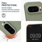 Laptop, Telefoane si Tablete - Telefoane mobile si accesorii - Accesorii Telefoane - Huse telefoane - Husa Kwmobile pentru Google Pixel 10 Pro, anti-alunecare, silicon, verde, gri - Infinity.ro