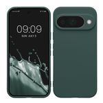 Laptop, Telefoane si Tablete - Telefoane mobile si accesorii - Accesorii Telefoane - Huse telefoane - Husa Kwmobile pentru Google Pixel 10, anti-alunecare, silicon, albastru verzui - Infinity.ro