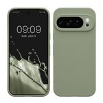 Laptop, Telefoane si Tablete - Telefoane mobile si accesorii - Accesorii Telefoane - Huse telefoane - Husa Kwmobile pentru Google Pixel 10 Pro, anti-alunecare, silicon, verde, gri - Infinity.ro