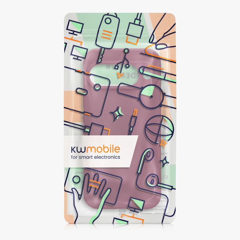 Laptop, Telefoane si Tablete - Telefoane mobile si accesorii - Accesorii Telefoane - Huse telefoane - Husa Kwmobile pentru Google Pixel 10, anti-alunecare, silicon, mov magenta - Infinity.ro