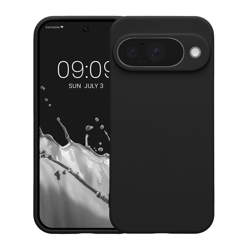 Laptop, Telefoane si Tablete - Telefoane mobile si accesorii - Accesorii Telefoane - Huse telefoane - Husa Kwmobile pentru Google Pixel 10, anti-alunecare, silicon, negru - Infinity.ro